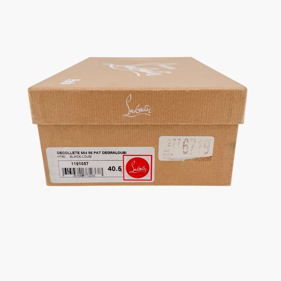 Christian Louboutin Anjalina 85 Black Suede Spike Pumps Heels Size 40.5 US 10.5 - Picture 15 of 15